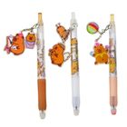 Lean Toys, długopis żelowy, niebieski z brylokiem kapibary, 14,5 cm, 1 szt.