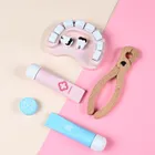 Lean Toys, drewniany zestaw lekarski, 43 elementy