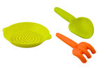 Lean Toys, foremki do piasku, dinozaury, zielone
