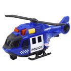 Lean Toys, helikopter policyjny, pojazd interaktywny, niebieski