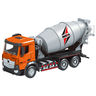 Lean Toys, Huina, betoniarka, pojazd metalowy, pomarańczowa, 1:50