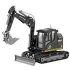 Lean Toys, Huina, koparka kołowa, czarna, 1:50