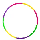 Lean Toys, hula hop z wypustkami, składany, 50 cm, 7 elementów