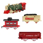 Lean Toys, interaktywna kolejka z funkcją dymu, 24 elementy