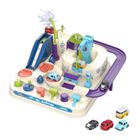 Lean Toys, interaktywny parking z torem przeszkód, zestaw z autkami