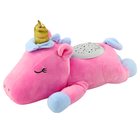 Lean Toys, jednorożec, maskotka z melodiami, różowy