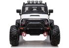 Lean Toys, Jeep JC666, pojazd na akumulator, biały
