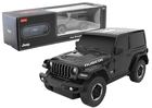 Lean Toys, Jepp Wrangler JL Rubicon, pojazd zdalnie sterowany, czarny, 1:24