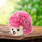 Lean Toys, jeż, brelok-maskotka, różowy, 9 cm