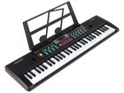 Lean Toys, keyboard MQ-6112 M+ mikrofon i uchwyt na nuty