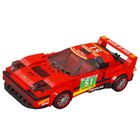 Lean Toys, klocki konstrukcyjne, Auto Robot, 2w1 Czerwony Napęd, 329 elementów