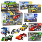 Lean Toys, klocki konstrukcyjne, Pojazdy Miejskie, 2w1, 1 szt.