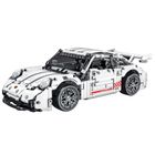 Lean Toys, klocki konstrukcyjne, Samochód GT Racing Biały, 1:14, 1268 elementów