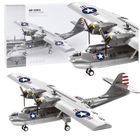 Lean Toys, klocki konstrukcyjne, samolot PBY-5A Catalina, 364 elementy