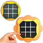 Lean Toys, kółko i krzyżyk + memory, gra elektroniczna 3w1, lew pomarańczowy