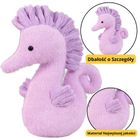 Lean Toys, konik wodny, maskotka, fioletowy, 25 cm