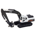 Lean Toys, koparka z chwytakiem i ruchomą łyżką