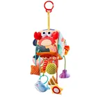 Lean Toys kostka sensoryczna, zawieszka do łóżeczka, zwierzęta morskie