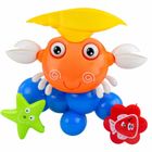 Lean Toys, krab, fontanna, zabawka do kąpieli