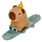 Lean Toys, krokodyl z kapibarą, maskotka z opaską samozaciskową