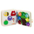 Lean Toys, książeczka sensoryczna 3D, filcowa, dżungla