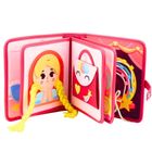 Lean Toys, książeczka sensoryczna 3D, filcowa, księżniczki