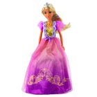 Lean Toys, lalka Anlily + szafa z półkami + akcesoria, 24 elementy