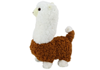 Lean Toys, Lama Alpaka, maskotka interaktywna, brązowa, 23 cm