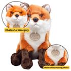 Lean Toys, Lis, maskotka, rudo-brązowy, 23 cm