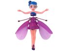 Lean Toys, magiczna wróżka, latająca lalka, sterowanie dłonią, fioletowa