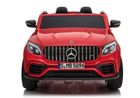 Lean Toys, Mercedes-Benz GLC 63S, pojazd na akumulator, czerwony lakierowany