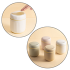 Lean Toys, mini kosz na śmieci, beżowy