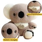 Lean Toys, miś koala, maskotka, szara, 23 cm