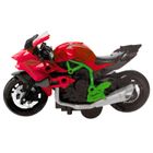 Lean Toys, motocykl, metalowy pojazd do skręcania, 1:14