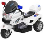 Lean Toys, Motor, pojazd na akumulator, biały