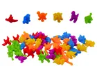 Lean Toys, nauka kolorów i liczenia, zestaw edukacyjny, sorter, 48 elementów