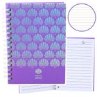 Lean Toys, notatnik A6, 80 kartek, linia, Muszelki fioletowy