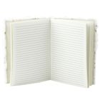 Lean Toys, notatnik pluszowy A5, 80 kartek, linia, Złote gwiazdki