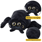Lean Toys, Pająk, maskotka, czarny, 30 cm