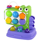 Lean Toys, panel edukacyjny z młotkiem, whack-a-mole, gra zręcznościowa, dinozaur