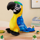 Lean Toys, papuga, maskotka, żółta, 20 cm