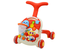 Lean Toys, pchacz stolik edukacyjny interaktywny, 2w1, czerwony