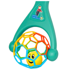 Lean Toys, pchacz z elastyczną piłką grzechotką