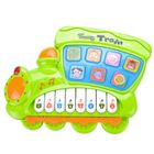 Lean Toys, pianinko edukacyjne, lokomotywa, zielone