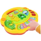 Lean Toys, pianino z uchwytem do przenoszenia, zabawka interaktywna, odgłosy zwierząt