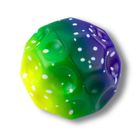 Lean Toys, piankowa piłeczka z wgłębieniami, 10 cm