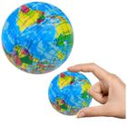 Lean Toys, piłeczka antystresowa, globus, 6 cm