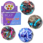 Lean Toys, piłeczka z wgłębieniami do ugniatania, 9 cm, 1 szt.