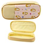 Lean Toys, piórnik owalny, żółty, Kosmiczne Tygryski, 24 cm