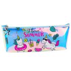 Lean Toys, piórnik saszetka, jednorożce, 20-8 cm